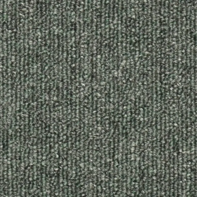 Laiptų kilimėliai, 15 vnt., 56x17x3 cm, tamsiai žali, pusapvaliai
