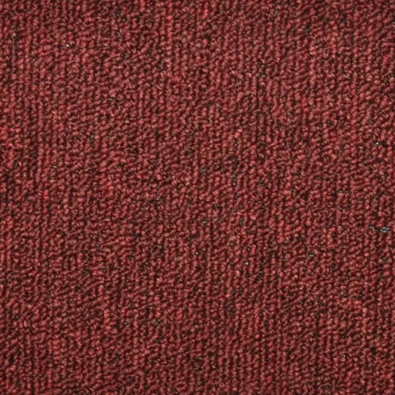 Laiptų kilimėliai, 15 vnt., 56x17x3 cm, bordo spalvos, pusapvaliai