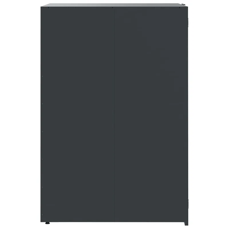 Stoginė trim konteineriams, antracito, 207x79x117cm, plienas