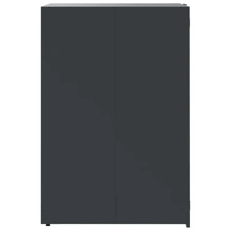 Stoginė 5 konteineriams, antracito, 345x79x117cm, plienas