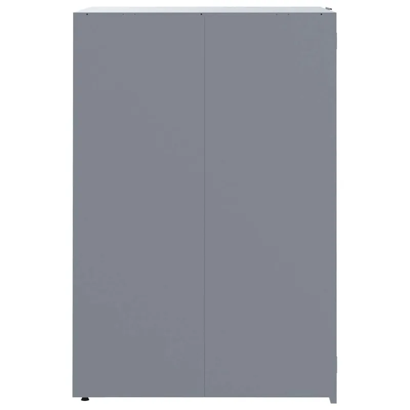 Stoginė dviem konteineriams, pilka, 138x79x117cm, plienas