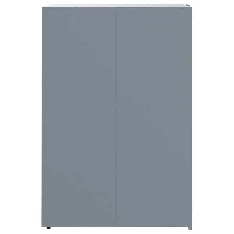 Stoginė trim konteineriams, pilka, 207x79x117cm, plienas