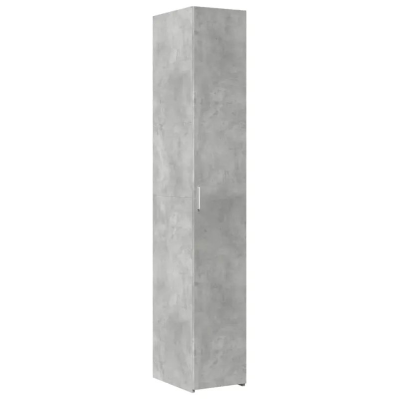 Komoda, betono pilkos spalvos, 30x42,5x185cm, apdirbta mediena