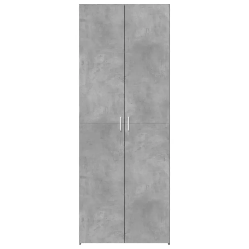Komoda, betono pilkos spalvos, 70x42,5x185cm, apdirbta mediena