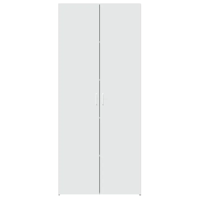 Komoda, baltos spalvos, 80x42,5x185cm, apdirbta mediena