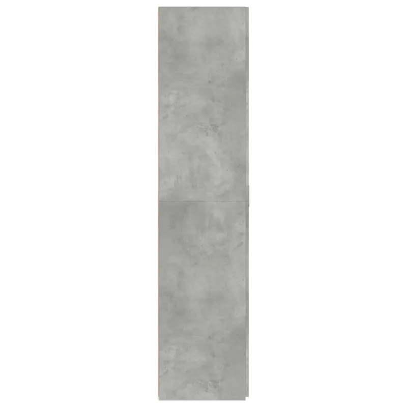 Komoda, betono pilkos spalvos, 80x42,5x185cm, apdirbta mediena