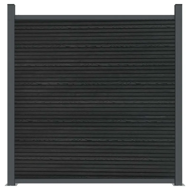 Tvoros segmentas, pilkos spalvos, 353x186cm, WPC