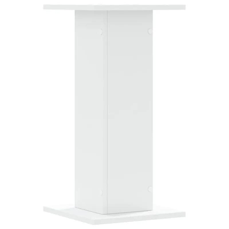 Stovai augalams, 2vnt., balti, 30x30x60cm, apdirbta mediena