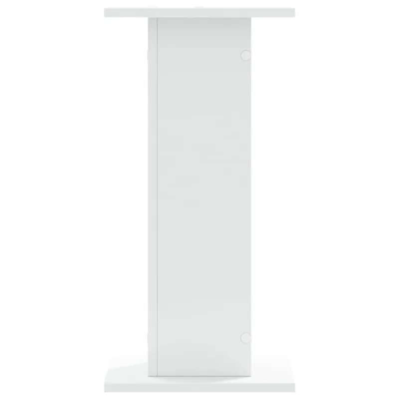 Stovai augalams, 2vnt., balti, 30x30x60cm, apdirbta mediena