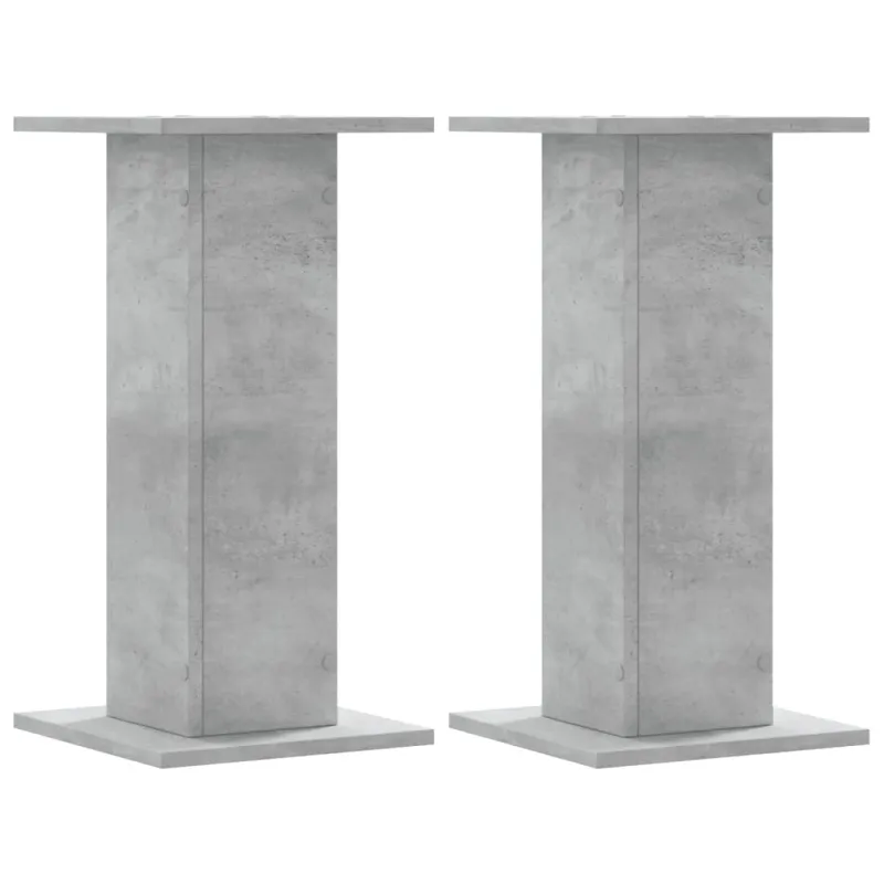 Stovai augalams, 2vnt., betono, 30x30x60cm, apdirbta mediena