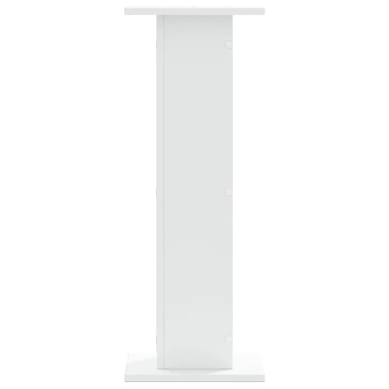 Stovai augalams, 2vnt., balti, 30x30x80cm, apdirbta mediena