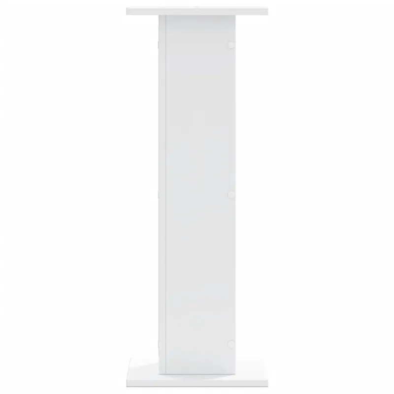 Stovai augalams, 2vnt., balti, 30x30x80cm, apdirbta mediena