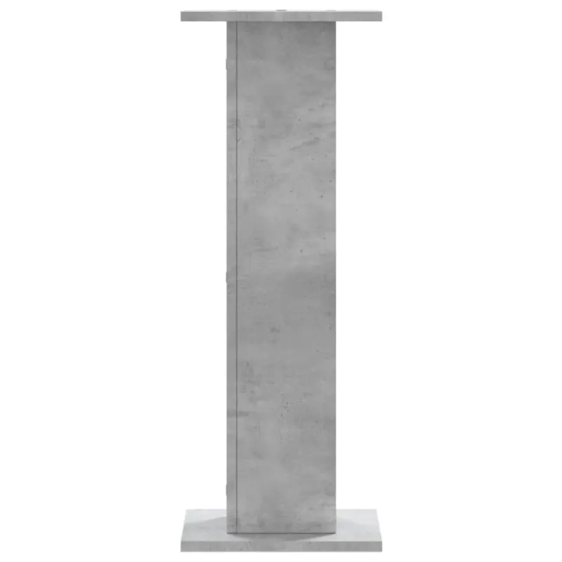 Stovai augalams, 2vnt., betono, 30x30x80cm, apdirbta mediena