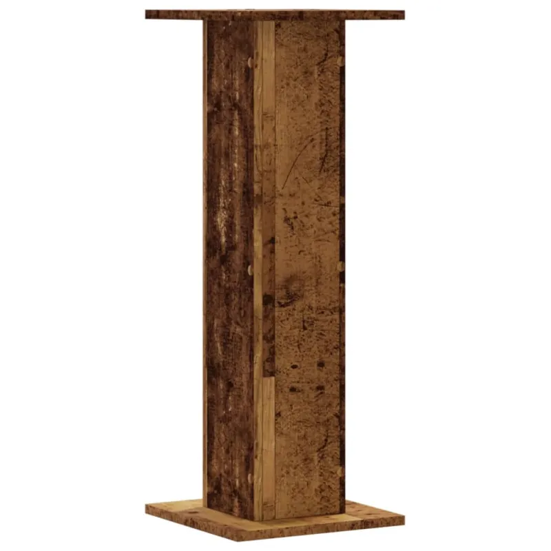 Stovai augalams, 2vnt., sendintos medienos, 30x30x80cm, mediena
