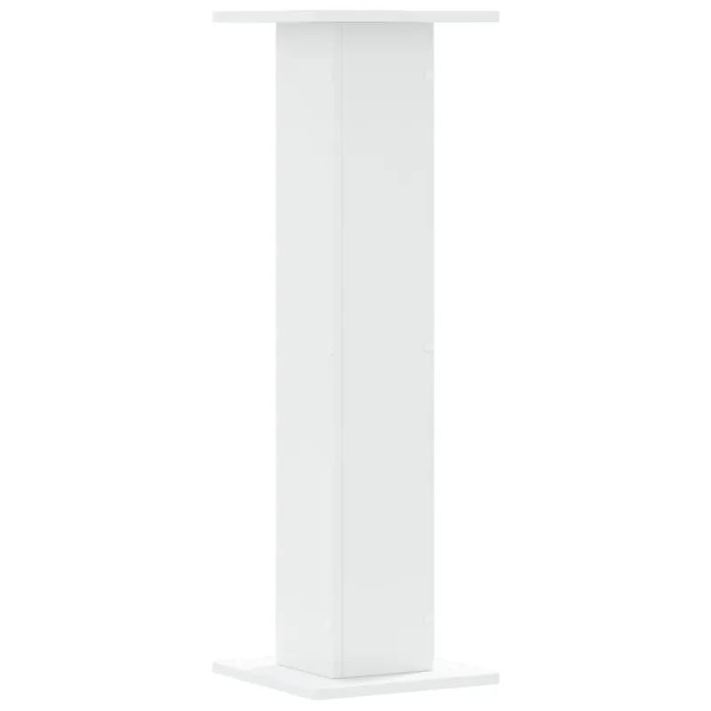 Stovai augalams, 2vnt., balti, 30x30x95cm, apdirbta mediena