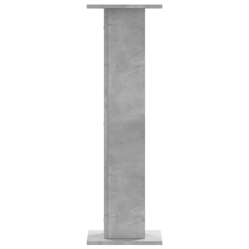 Stovai augalams, 2vnt., betono, 30x30x95cm, apdirbta mediena
