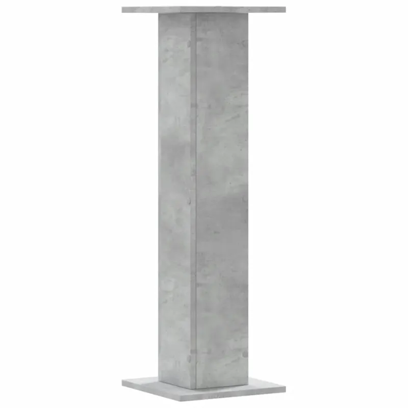 Stovai augalams, 2vnt., betono, 30x30x95cm, apdirbta mediena