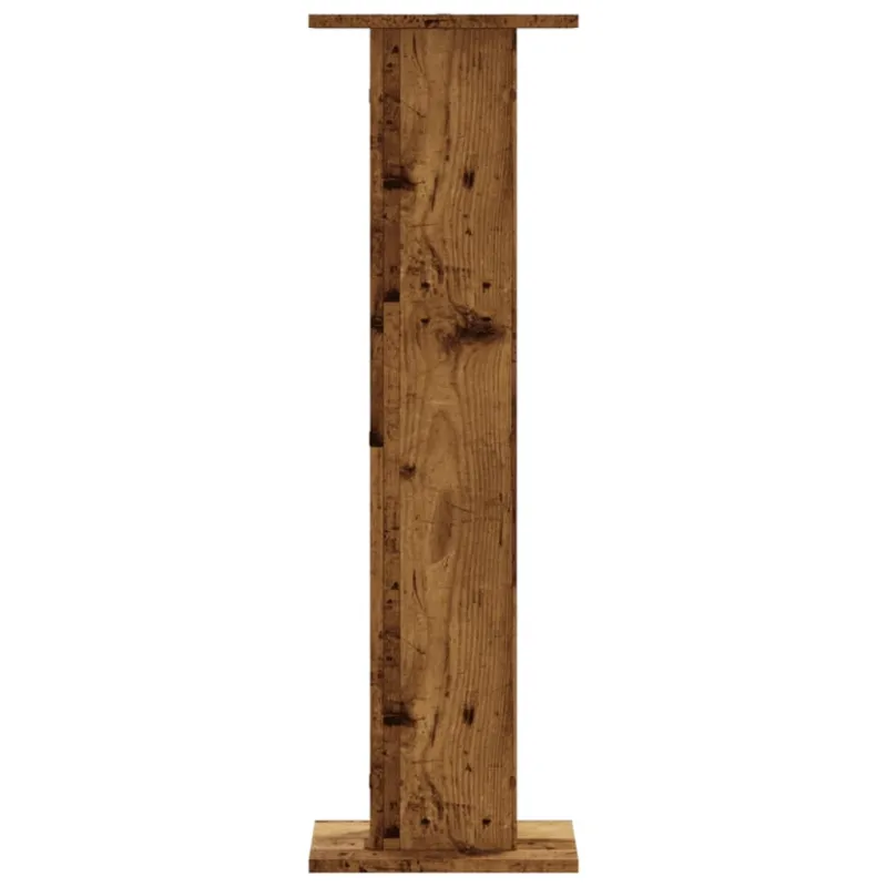 Stovai augalams, 2vnt., sendintos medienos, 30x30x95cm, mediena