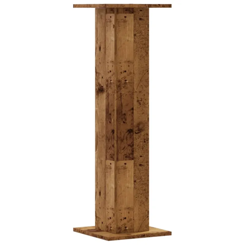 Stovai augalams, 2vnt., sendintos medienos, 30x30x95cm, mediena