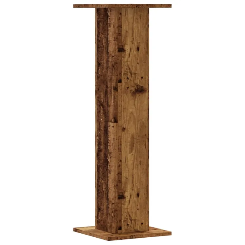 Stovai augalams, 2vnt., sendintos medienos, 30x30x95cm, mediena