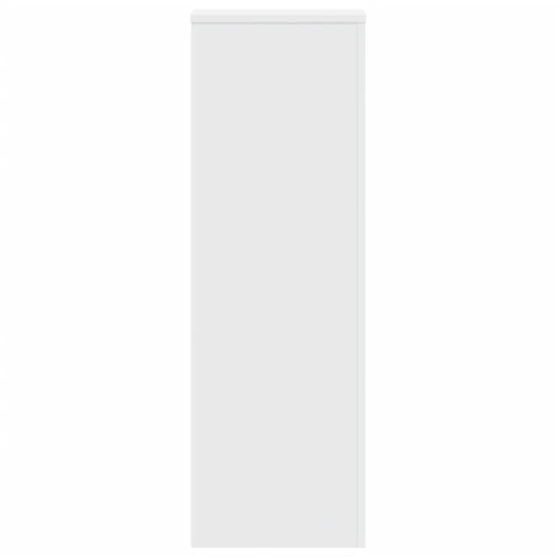 Stovai augalams, 2vnt., baltos spalvos, 33x33x100cm, mediena