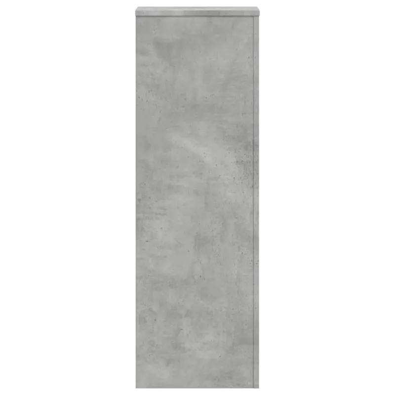 Stovai augalams, 2vnt., betono, 33x33x100cm, apdirbta mediena