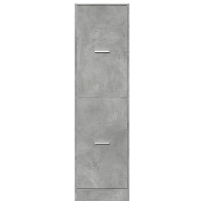 Vaistų spintelė, betono pilkos spalvos, 40x41x144,5cm, mediena
