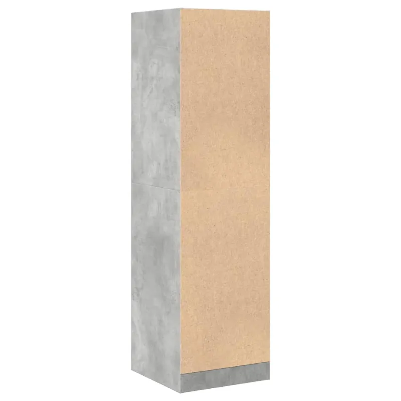 Vaistų spintelė, betono pilkos spalvos, 40x41x144,5cm, mediena