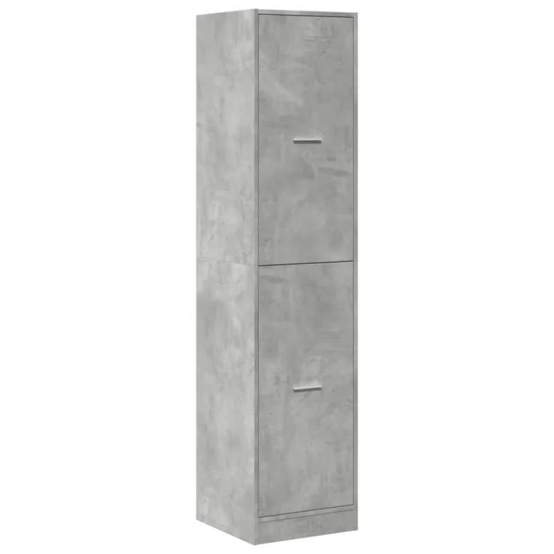 Vaistų spintelė, betono pilkos spalvos, 40x41x174,5cm, mediena