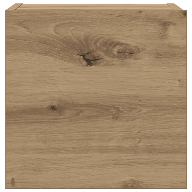 8 dalių sieninis televizoriaus spintelės komplektas Artisan Oak