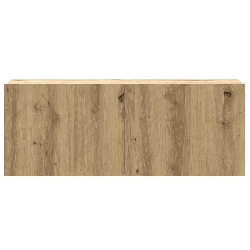 3 dalių sieninis televizoriaus spintelės komplektas Artisan Oak