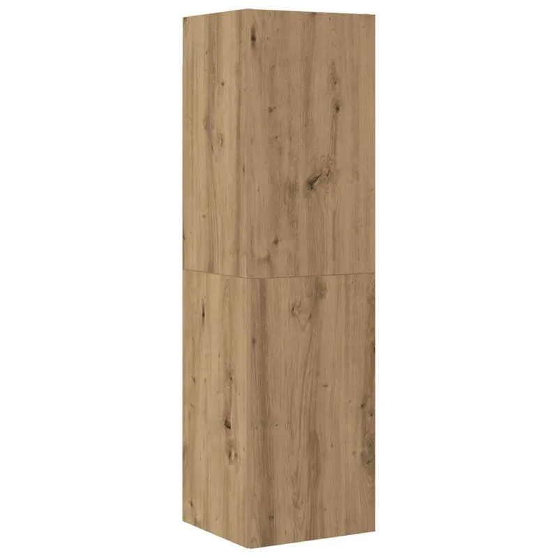 4 dalių sieninis televizoriaus spintelės komplektas Artisan Oak