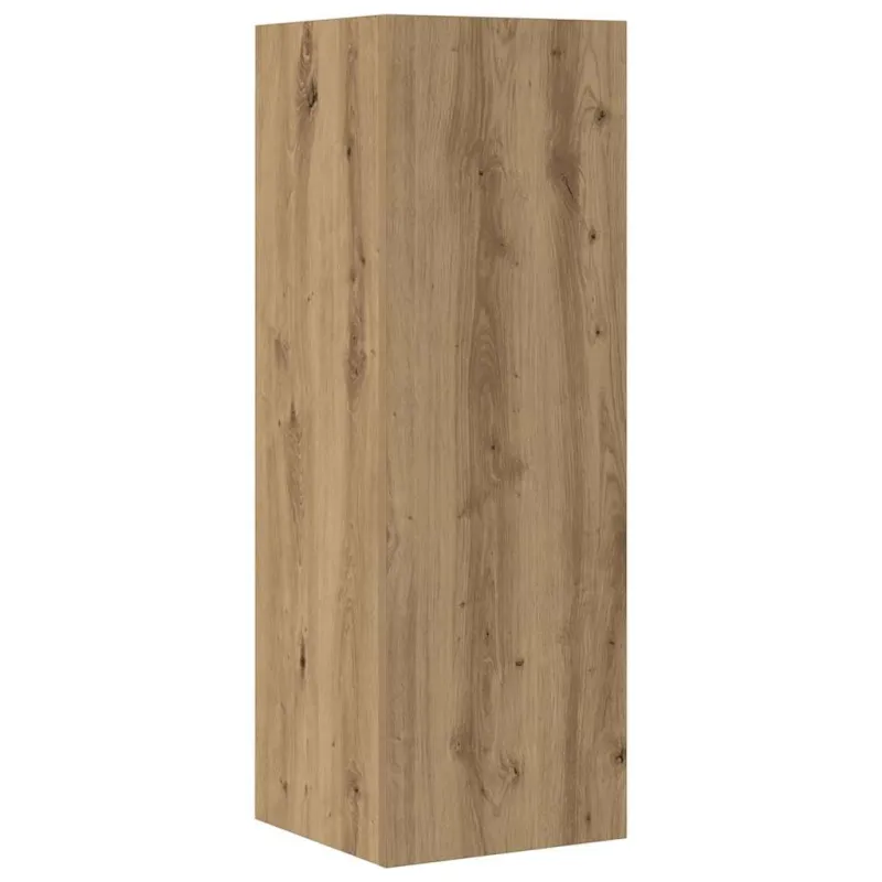 4 dalių sieninis televizoriaus spintelės komplektas Artisan Oak