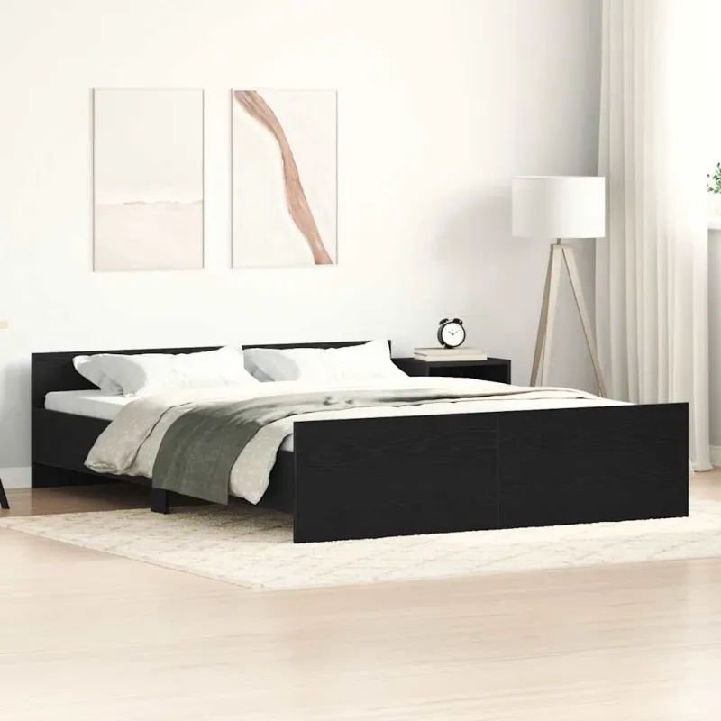 Lovos rėmas be čiužinio, 150x200 cm, apdirbta mediena