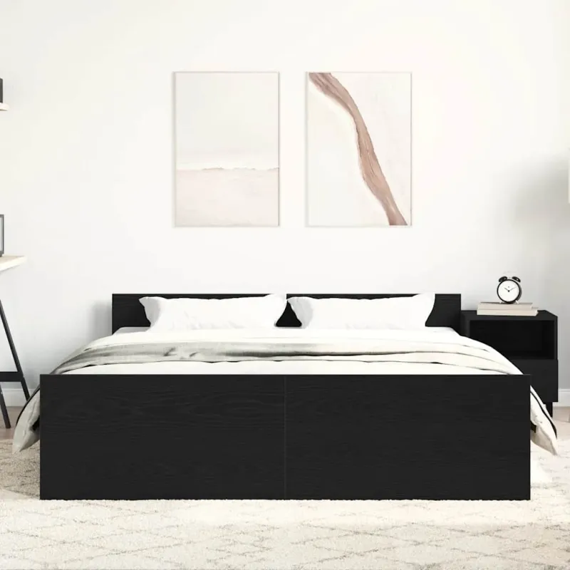 Lovos rėmas be čiužinio, 160x200 cm, apdirbta mediena
