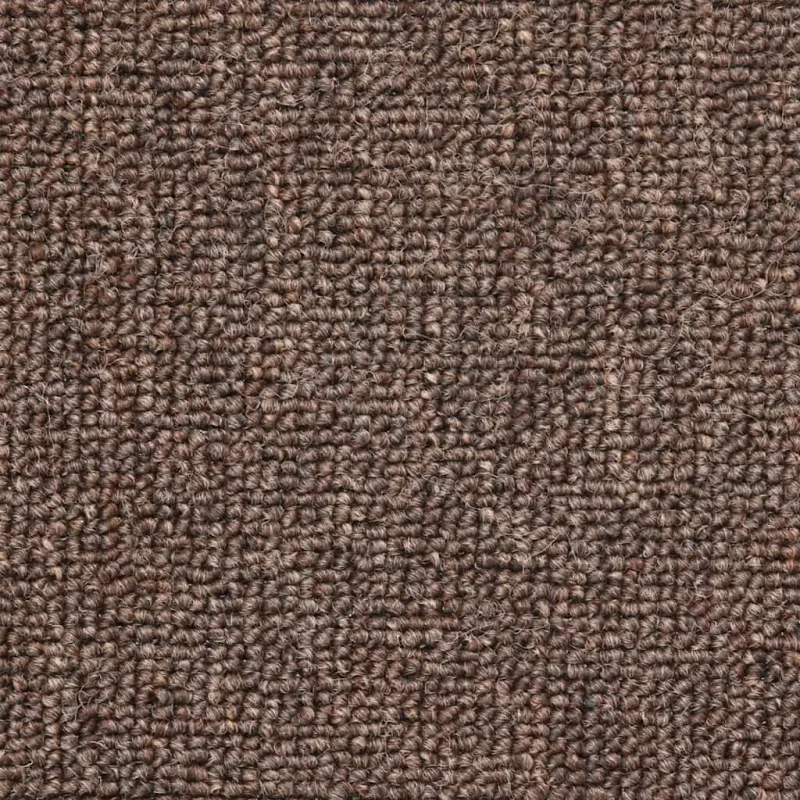 Laiptų kilimėliai, 20 vnt., 56x17x3 cm, kavos rudos spalvos, pusapvaliai