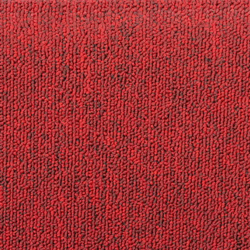 Laiptų kilimėliai, 20 vnt., 65x24x4 cm, raudonos spalvos, pusapvaliai, dideli