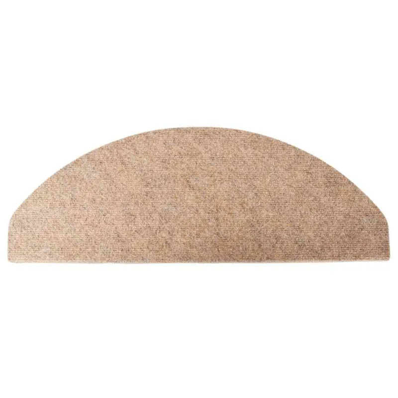 Lipnūs laiptų kilimėliai, 20vnt., smėlio, 65x22,5x3,5cm