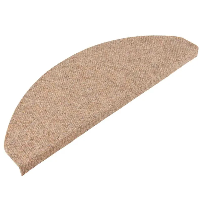 Lipnūs laiptų kilimėliai, 30vnt., smėlio, 65x22,5x3,5cm
