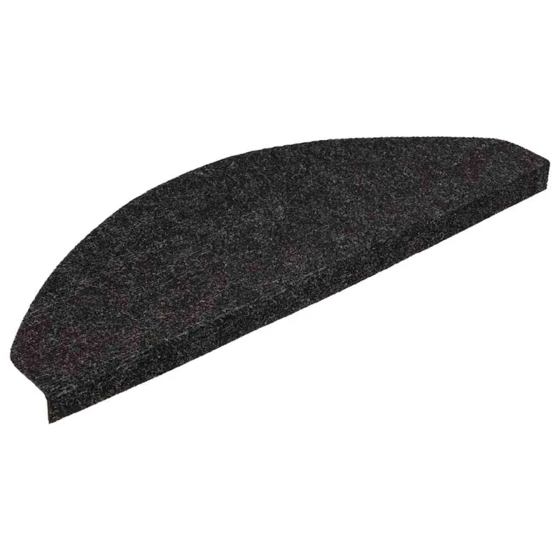 Lipnūs laiptų kilimėliai, 20vnt., antracito, 65x22,5x3,5cm