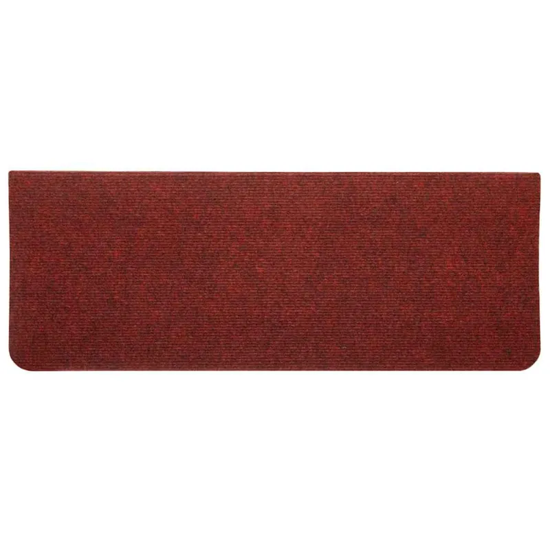 Lipnūs laiptų kilimėliai, 30vnt., raudoni, 65x24,5x3,5cm