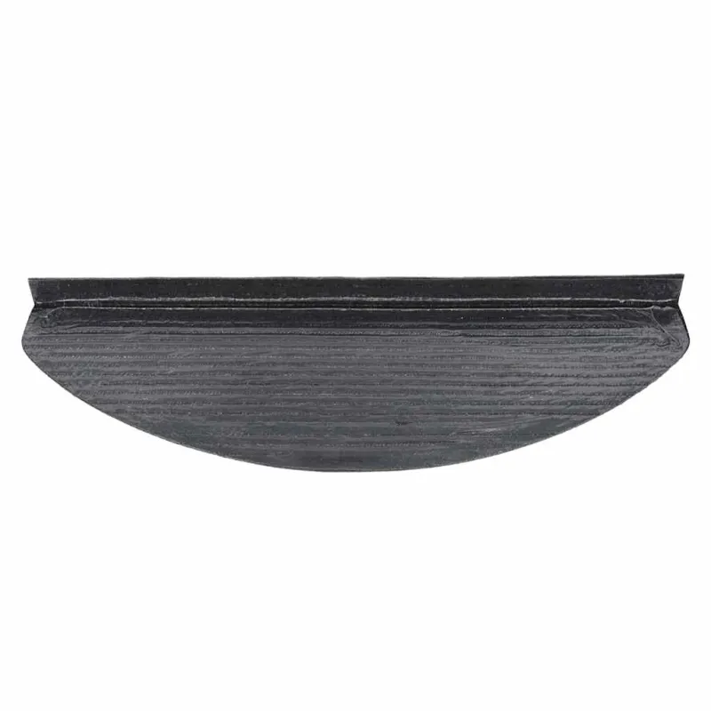 Lipnūs laiptų kilimėliai, 10vnt., juodi, 65x22,5x3,5cm