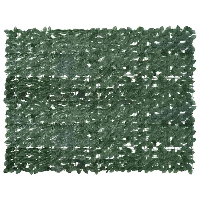 Balkono pertvara su tamsiai žaliais lapais, 200x150cm