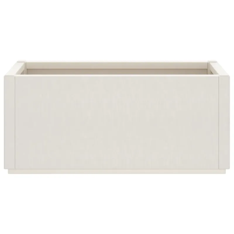 Sodo lovelis, baltos spalvos, 80x36x35cm, PP