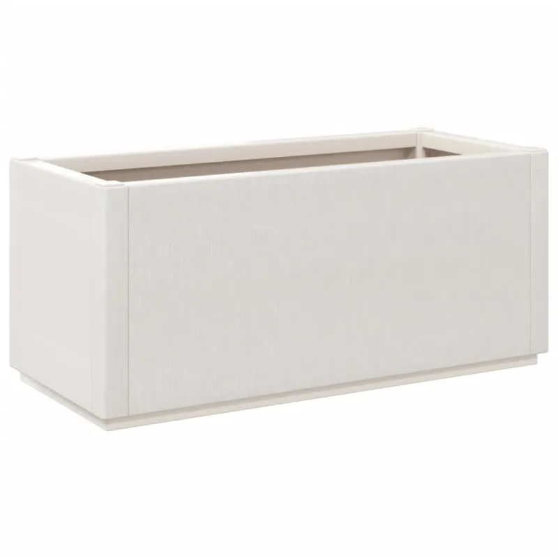 Sodo lovelis, baltos spalvos, 80x36x35cm, PP