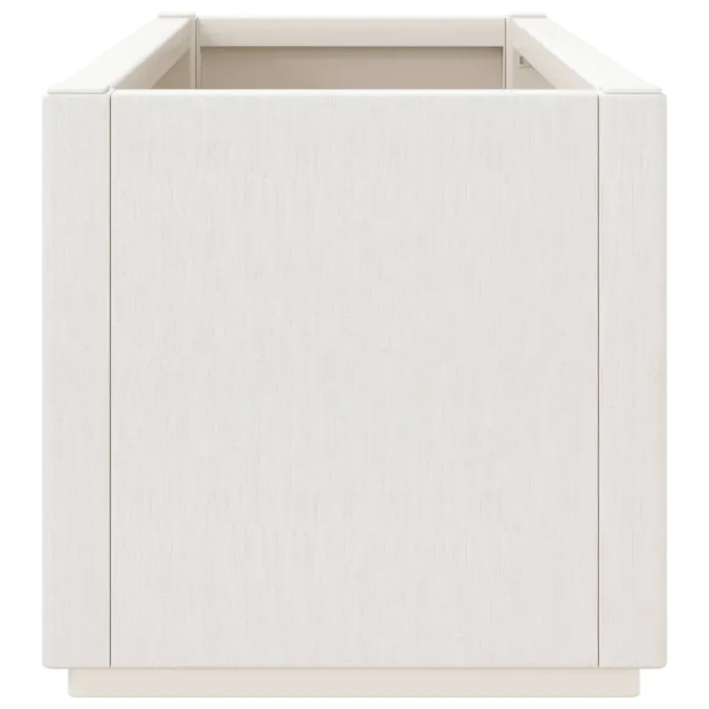 Sodo lovelis, baltos spalvos, 80x36x35cm, PP