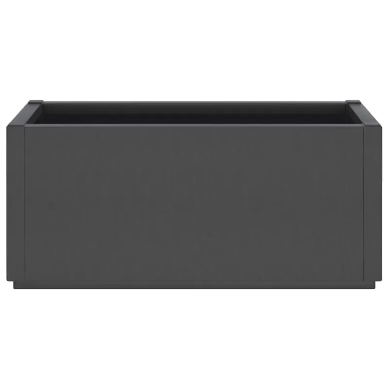 Sodo lovelis, tamsiai pilkos spalvos, 80x36x35cm, PP