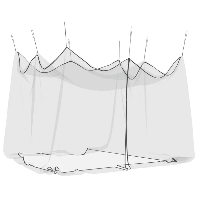 Lauko tinklelis nuo uodų, 220 tinklo, juodas, 300x300x250 cm