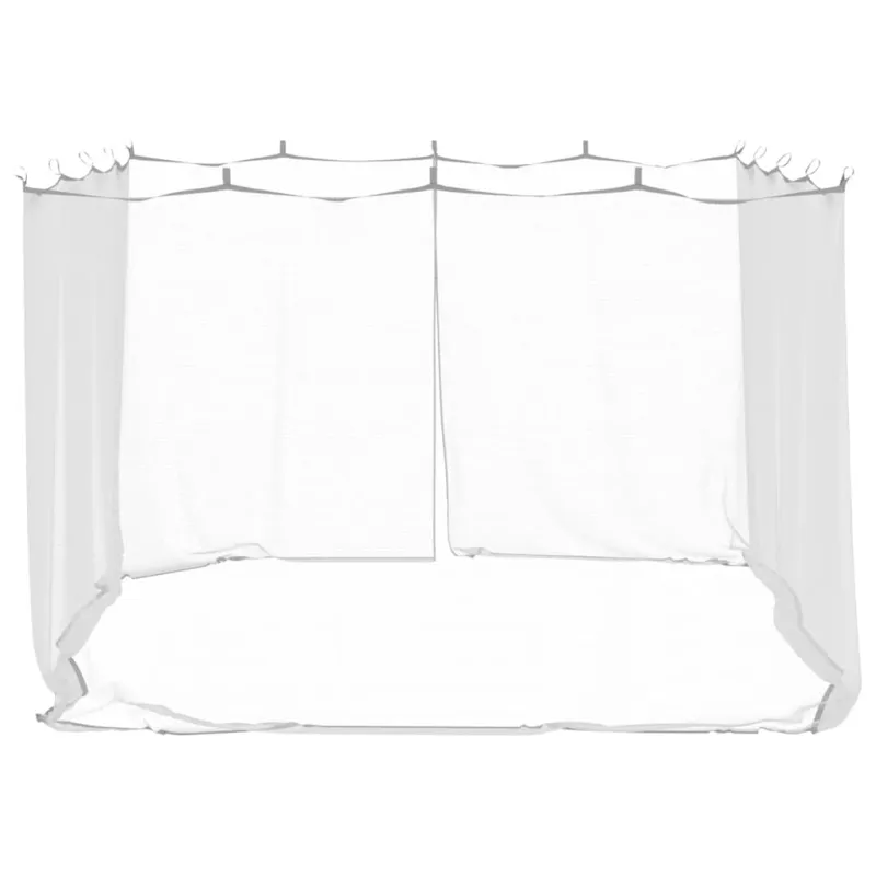 Lauko tinklelis nuo uodų, 220 tinklo, baltas, 300x300x200 cm