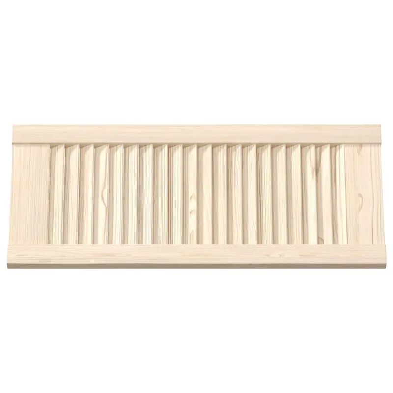 Spintelės durelės, 2vnt., 69x29,5cm, pušis, žaliuzių dizaino